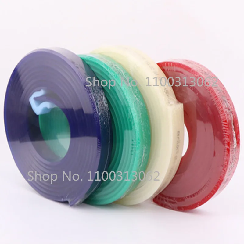 One Roll 50*9*3660MM Flat Screen Printing Squeegee Rubber Blade 65/75/80/85A Durometer