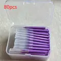 80pcs 0.7 mm purple