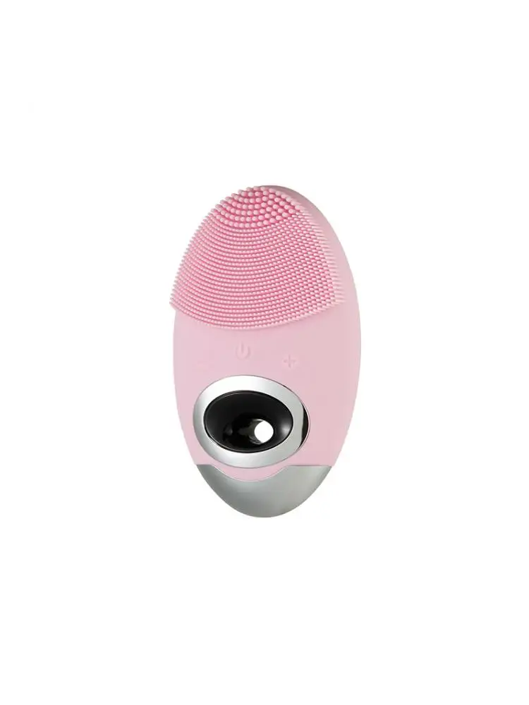 New Design Waterproof Cleaning Exfoliator Beauty Device Skin Care Face Silicone Electric Cleansing Facial Brush