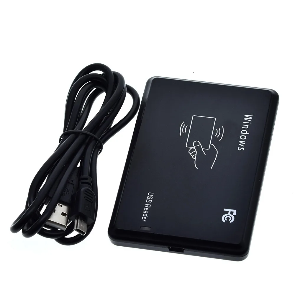 TZT RFID Reader USB Port EM4100 TK4100 125khz ID Contactless Sensitivity Smart Card Support Window System Linux