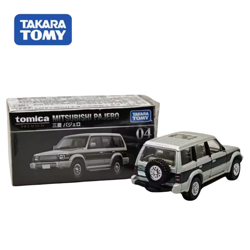 TAKARA TOMY TP04 modello di punta in lega auto Mitsubishi Pajero porta può essere aperta, decorazione della camera dei bambini giocattoli regalo di