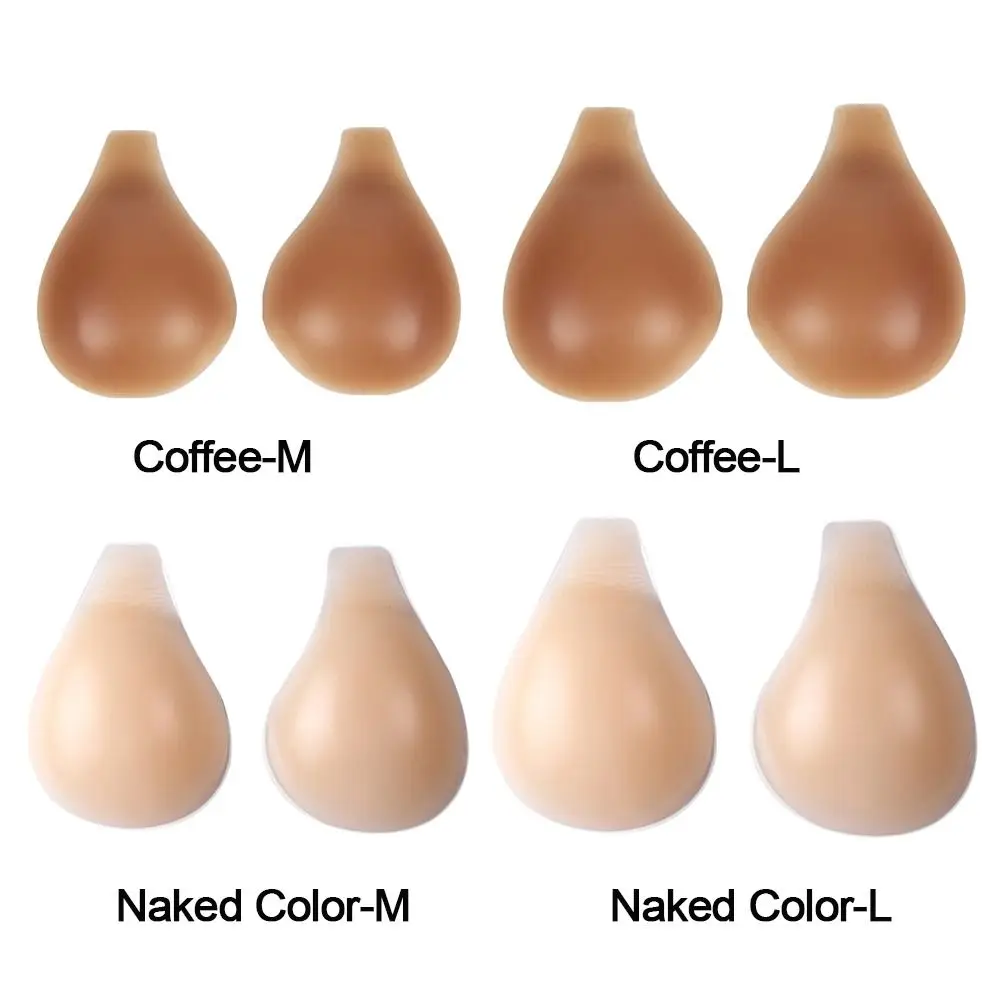 Sexy Silicone For Women Self Adhesive Bra Cover Bra Pad Strapless Breast Petals Nude Bra Chest Stickers Breast Lift