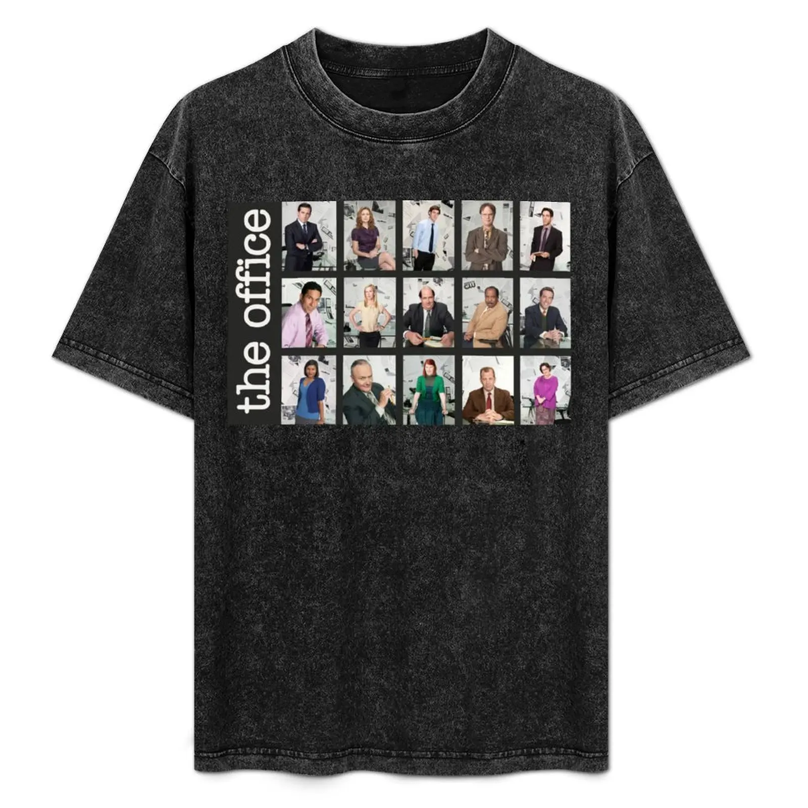

The Office Cast T-Shirt Basic Solid Tee for Daily Use