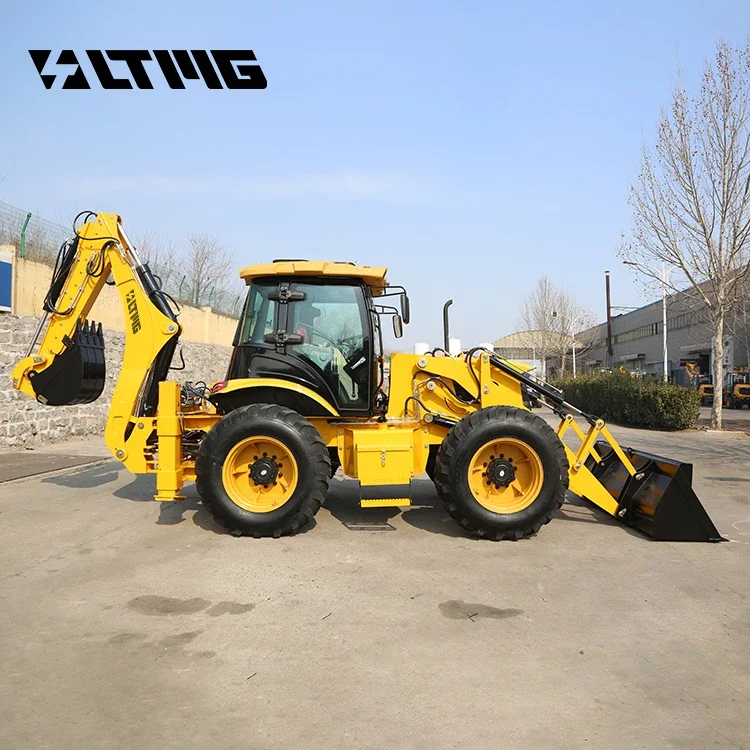 LTMG Chinese cheap 2.5 ton 2500kg LT388H mini backhoe loader with luxury ROPS cabin various attachments