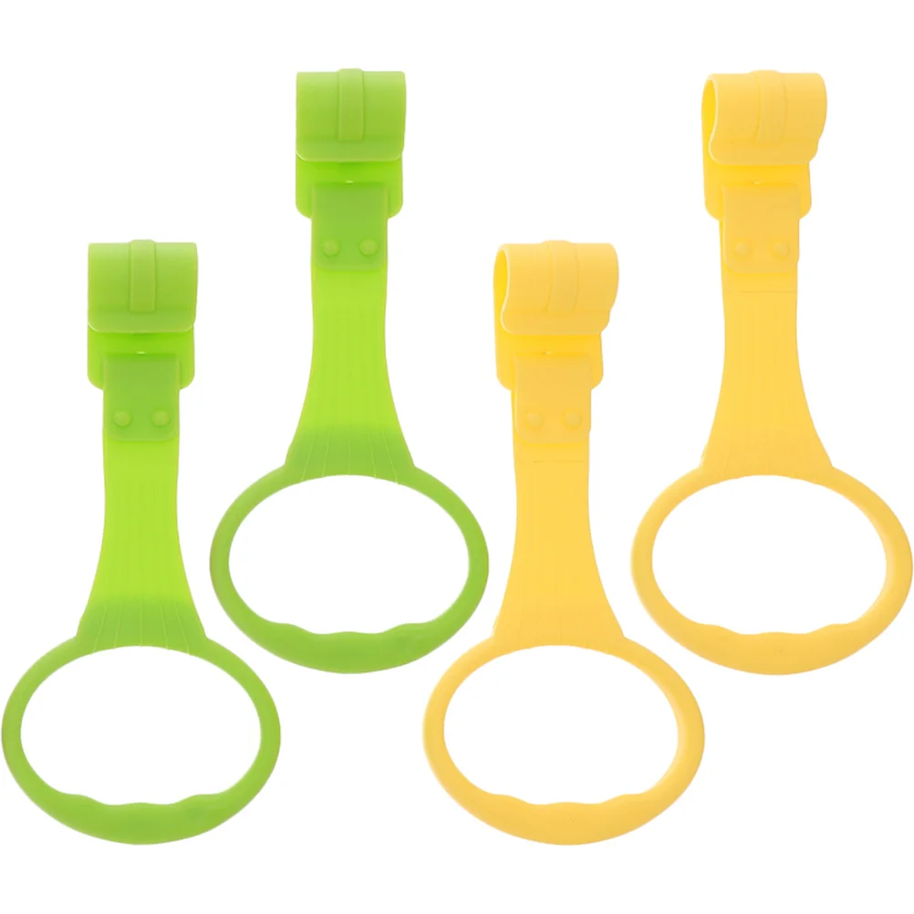 

4Pcs Baby Crib Pull Rings Stand Up Assist Tools Safe Durable Colorful Smooth Edges Baby Pull Ring