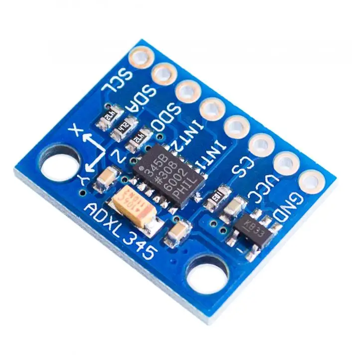 GY-291  ADXL345 digital three-axis acceleration of gravity tilt module IIC / SPI transmission for Arduino