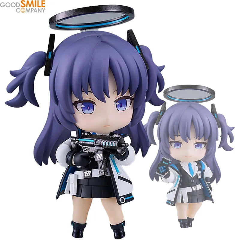 10cm in Stock GOOD SMILE COMPANY NENDOROID 2285 Blue Archive Hayase Yūka Nendoron Model Decoration Action Figure Garage Kit