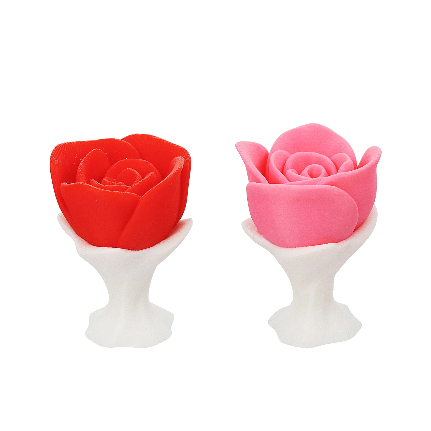 3D printed Valentine's Day simulation rose, home miniature decoration ornaments, office administrative decoration