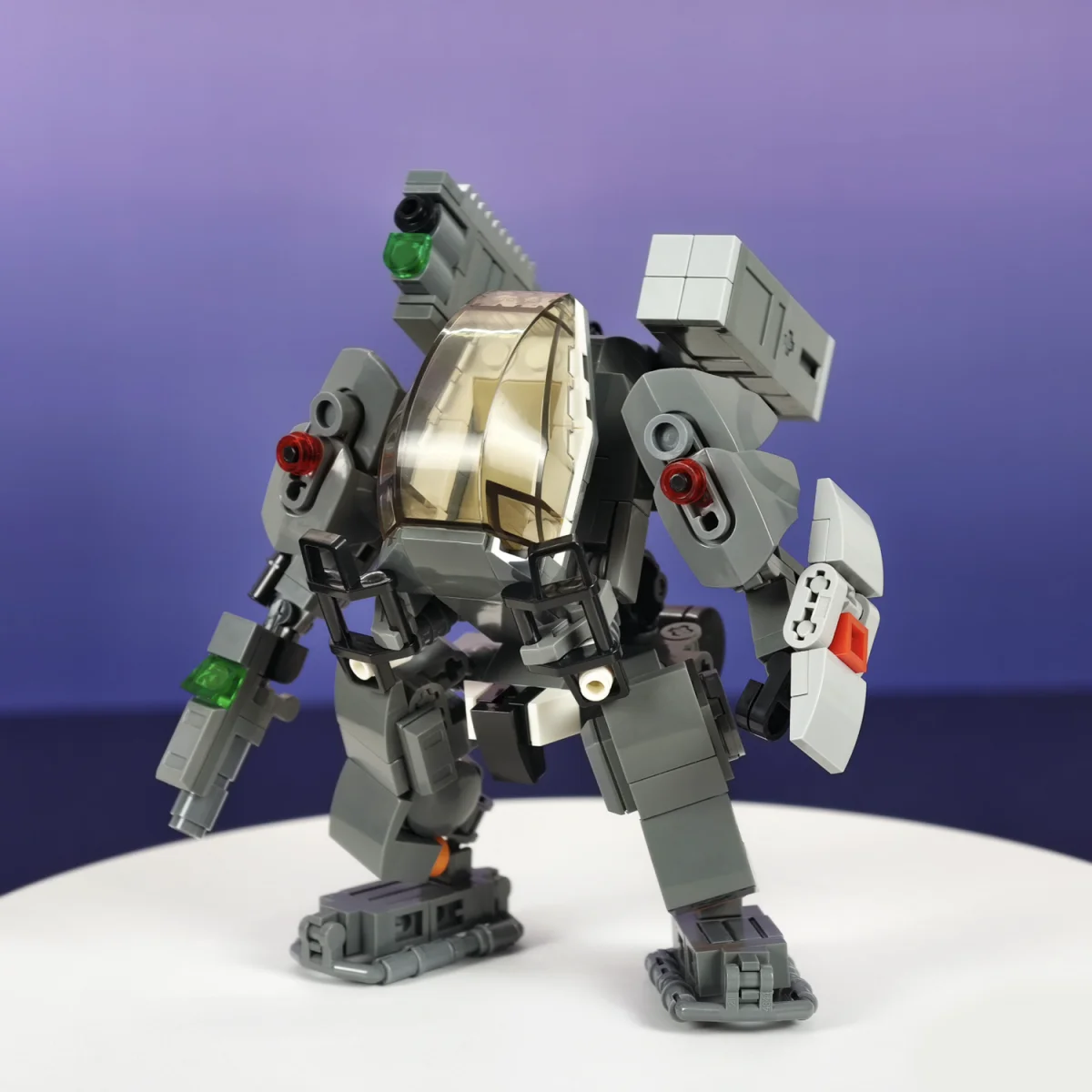 

MOC Action Figure Building Blocks Model Kids Toys Original Design Action Figure Manned Mech Warrior 3D Puzzle Toys For Children