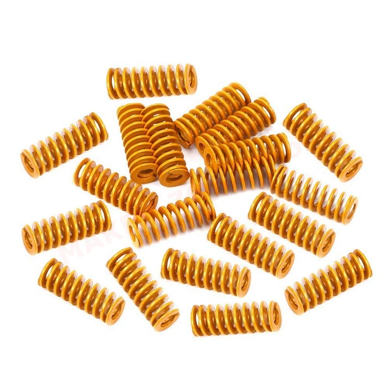 20pcs Heated Bed Springs OD 0.31 Length 0.78 Die Springs for 3D Printer Creality CR-10 10S S4 Ender 3 Heatbed