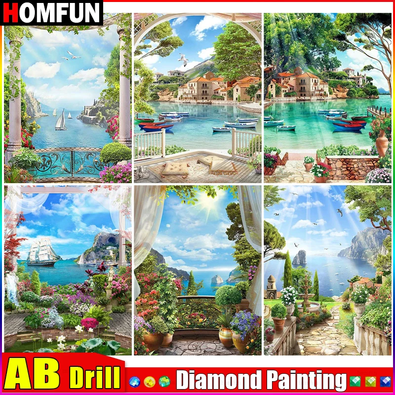 HOMFUN AB Diamond Painting 