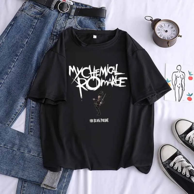 My Chemical Romance Three Cheers for Sweet Revenge Women Graphic TShirt Ladies Men Summer XS-4XL Tees Ropa Hombre Camisetas