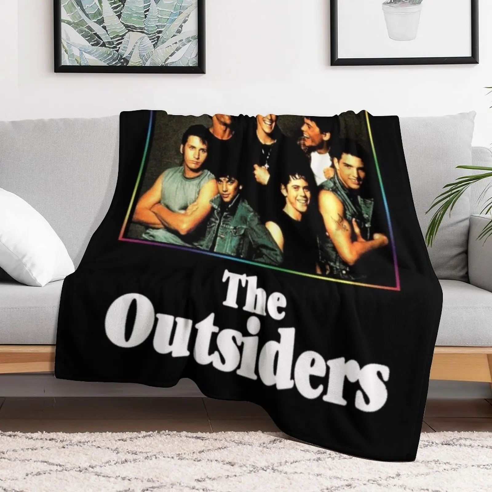 The Outsiders Movie T-ShirtThe Outsiders Movie Throw Blanket wednesday Custom Decorative Throw Blankets