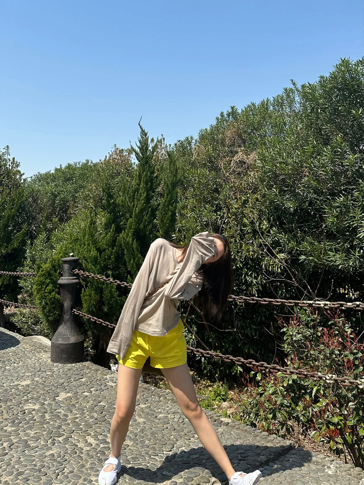 

MultiMath Lazy Sle Lyocell T-irt Cool Sensation Lightweight Outdoor Matching Women's Summer Long Sve round Ne Top