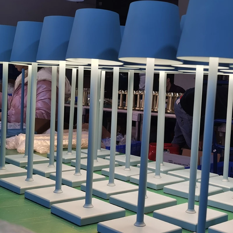 LED Lamp Bedside Table Vintage Dimmable 5200 mAh Battery Operated Waterproof IP54 Wireless Table Lamp Candle Warmer 3000K USB