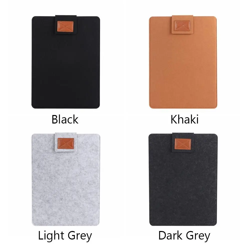 11/13/15 inch Fashion Portable Wool Felt Sleeve Cover Laptop Case Ultrabook For Xiaomi HP Dell Lenovo