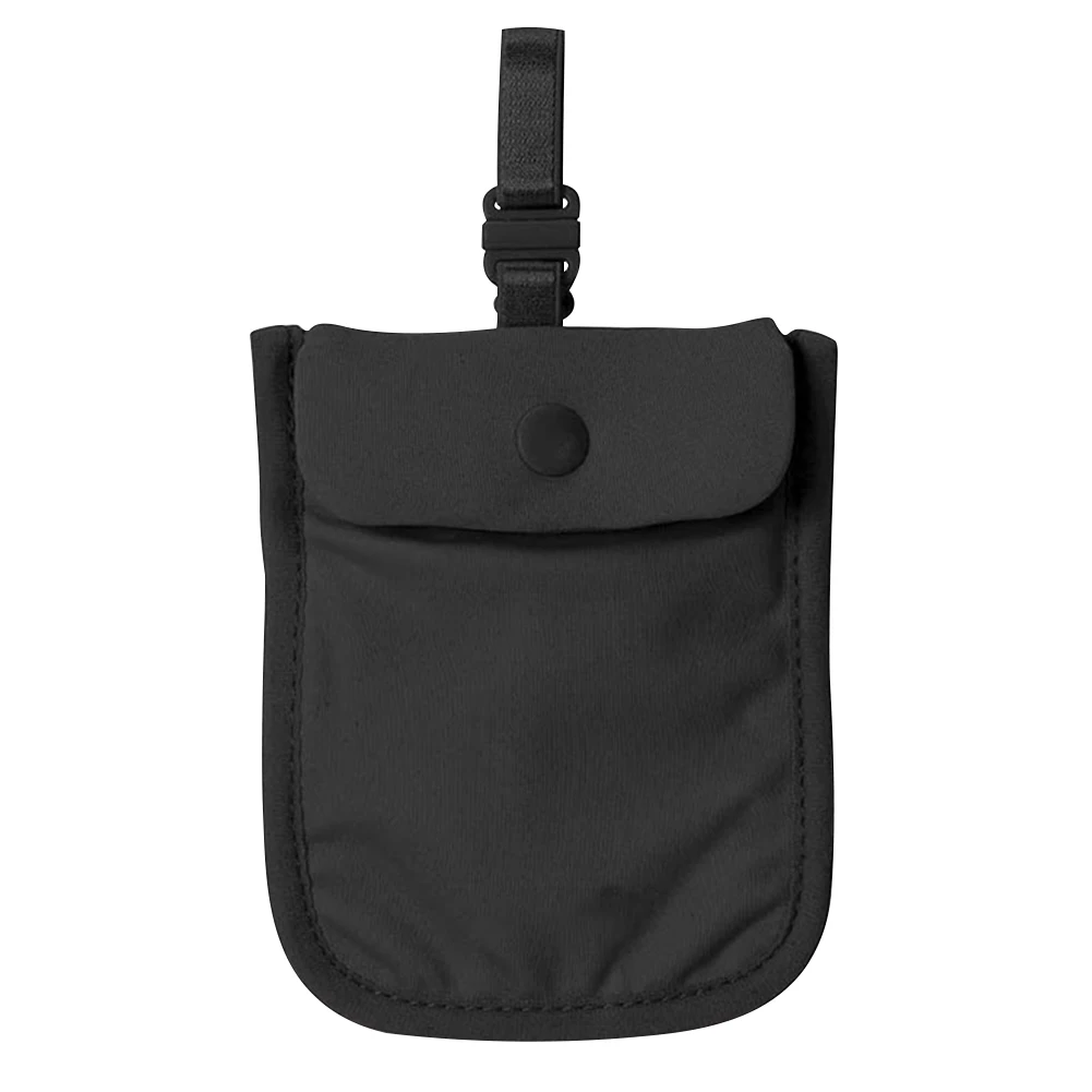 Women Hidden Bra Wallet Solid Color Secret Travel Wallet Flap Clasp Money Belt Pouch Pickpocket Belt Cotton for Money Valuables