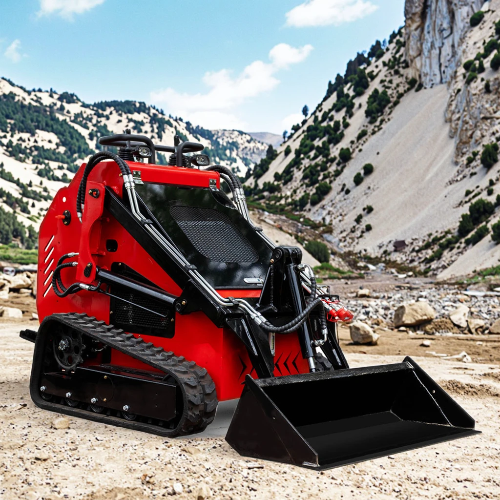 

Earthing Moving Machinery Small Loader Tracked Skid Steer Loader China Skid Steer Loader on Sale