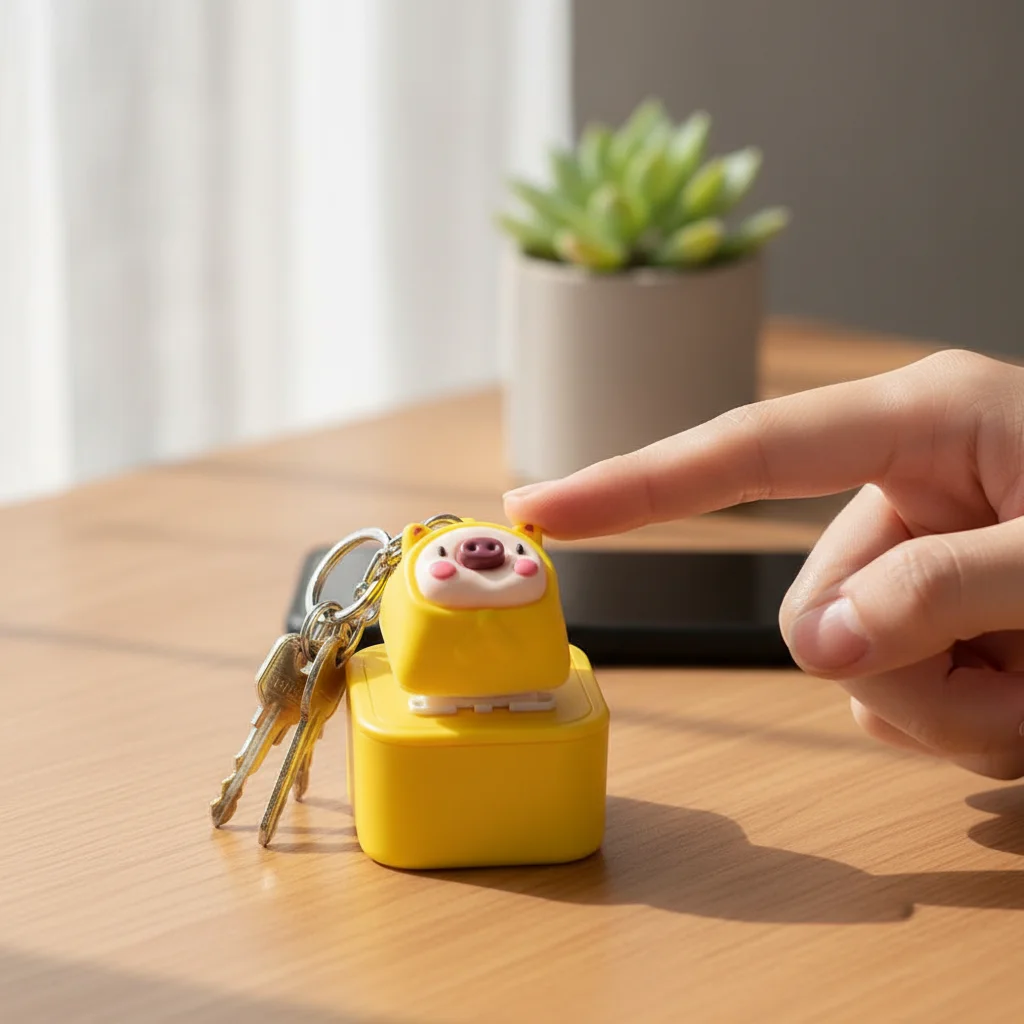 

Игрушка-антистресс Duck Frog Keyboard Fidget Toys: звуковой брелок-кликер со светодиодом, перезаряжаемый, со звуком, украшение