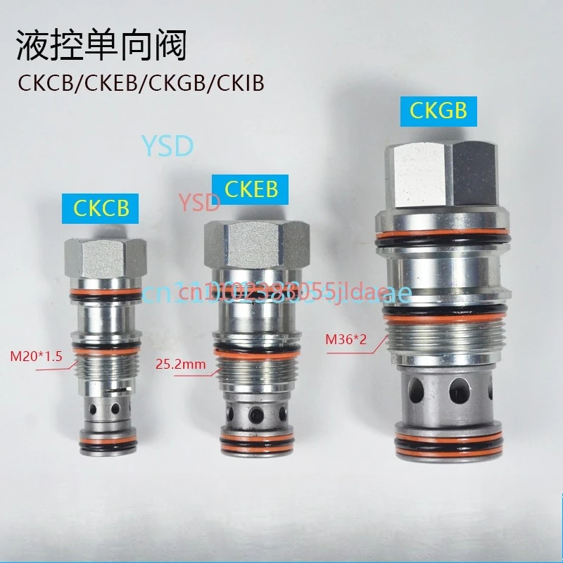 

Гидравлический регулирующий обратный клапан с резьбовым картриджем CKCB/CKEB/CKGB/CKIB, для рулона бумаги, зажима для мягкой сумки, сердечника клапана вилочного погрузчика.