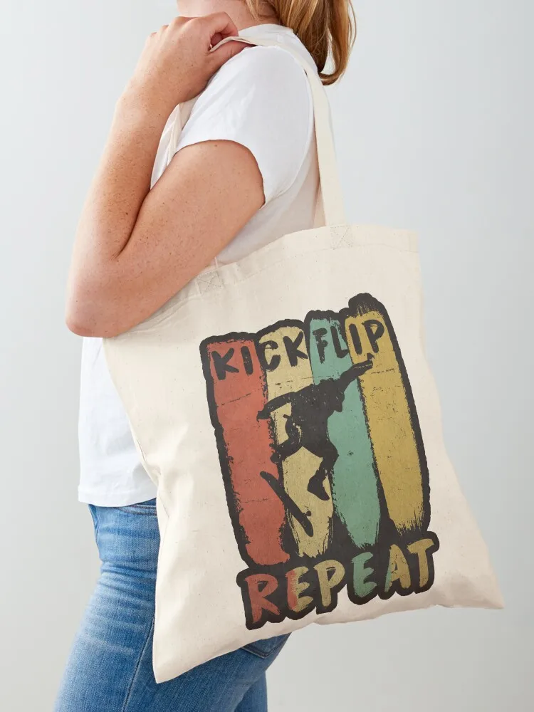 

Kick Flip Repeat, Skateboard Shirt, Skateboarder Gift, Skate Party, Skateboard, Skate Art, Skateboard Art, Skater, Skat Tote Bag