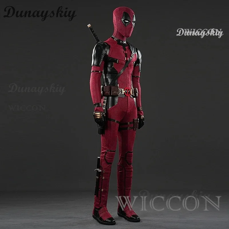 

25COSNew Dead Косплей бассейн 3, маска костюма с магнитными очками, комбинезон Уэйд Уинстон Уилсон, пояс, костюм для косплея, костюм Hallow