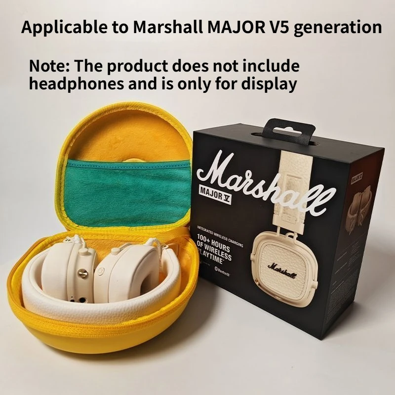 Adecuado para Marshall MAJOR Bolsa para auriculares de quinta generación Caja de almacenamiento Bolsa de almacenamiento Marshall de 4 generación. Sin auriculares incluidos