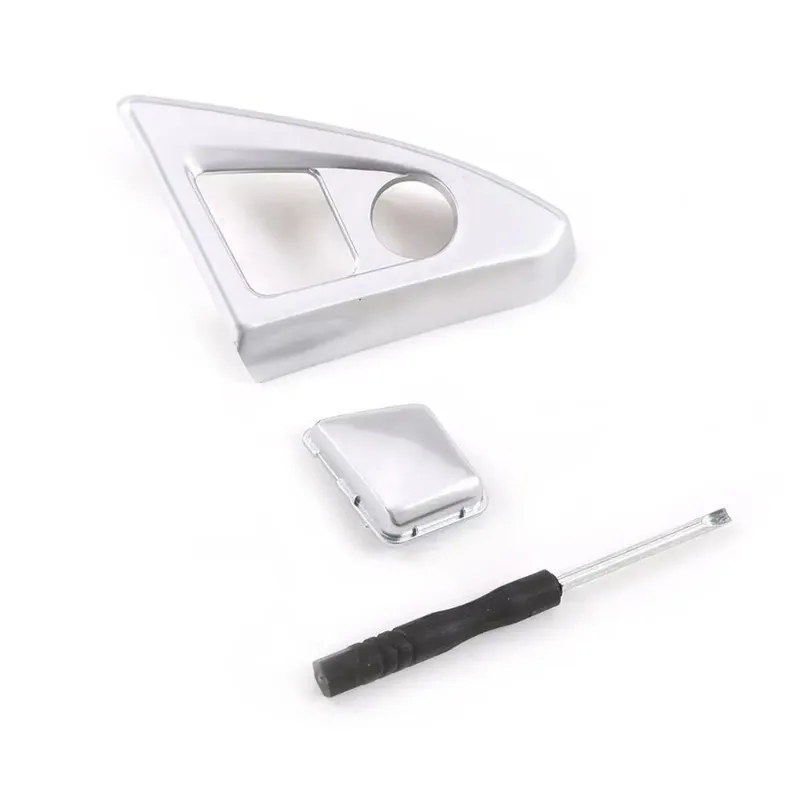 

For BMW 5 Series F10 F11 F18 2011-13 ABS Silver Car Central Armrest Glove Box Switch Catch Button Trim Interior Car Accessories