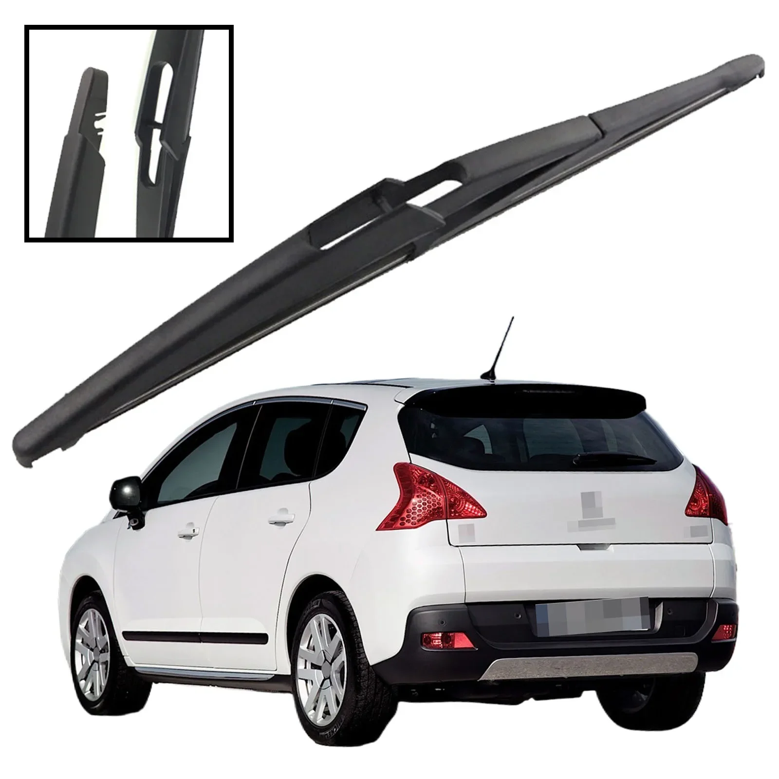 

12" Rear Windshield Windscreen Washer Wiper Blade For Peugeot 3008 2009-2016 Car Accessories Accsesories