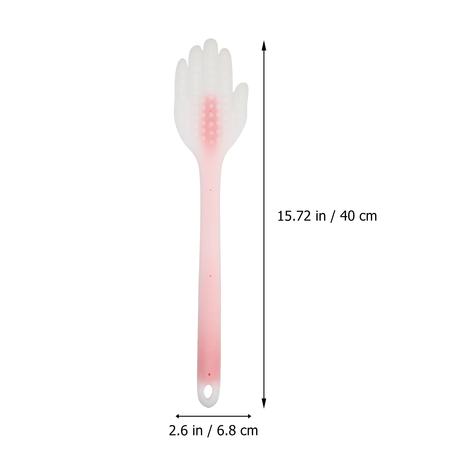 

2pcs 40cm Silicone Sha Board Palm Shape Long Handle Massage Tapping Tool Body Massager Home Fitness
