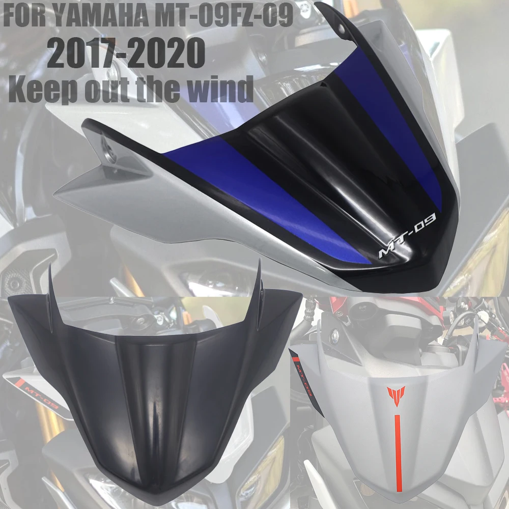 

Motorcycle Accessories FOR YAMAHA MT-09 MT09 FZ09 2017 2018 2019 2020 Front Rear Windshield Windscreen Airflow Wind Deflector