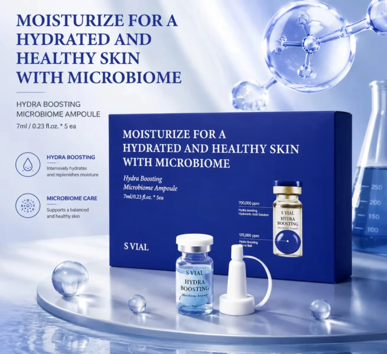 Ampul Hydra Boost Microbiome,  - Luxury Skincare Brands ulasan dan harga