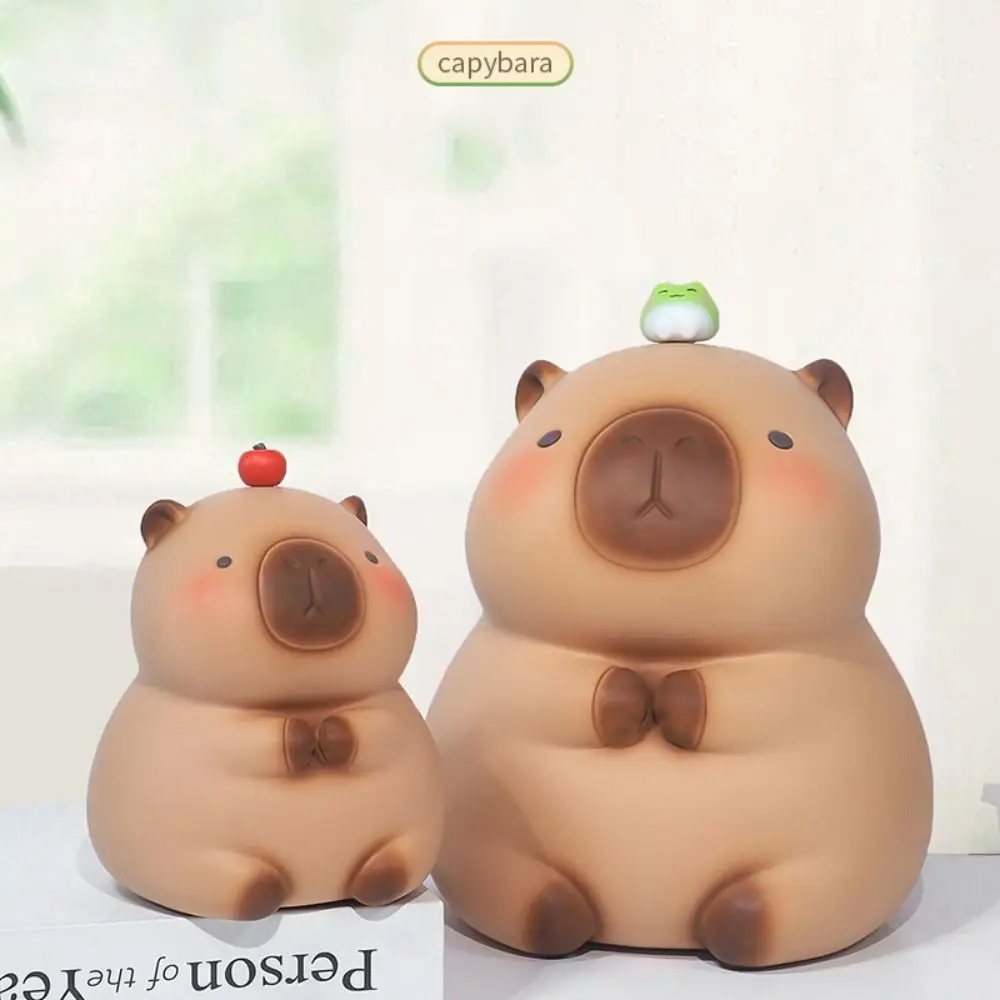 Niedliche Cartoon Capybara Sparschwein Dekoration für Schlafzimmer Tier geformt Haushalt Kind Geld Banken Kinder