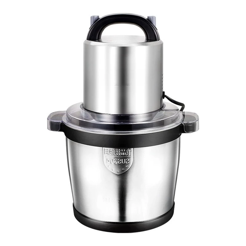 مفرمة اللحم التجارية مفرمة اللحم المنزلية 304 الفولاذ المقاوم للصدأ الكهربائية متعددة الوظائف الطبخ خلاط الطعام التكميلي