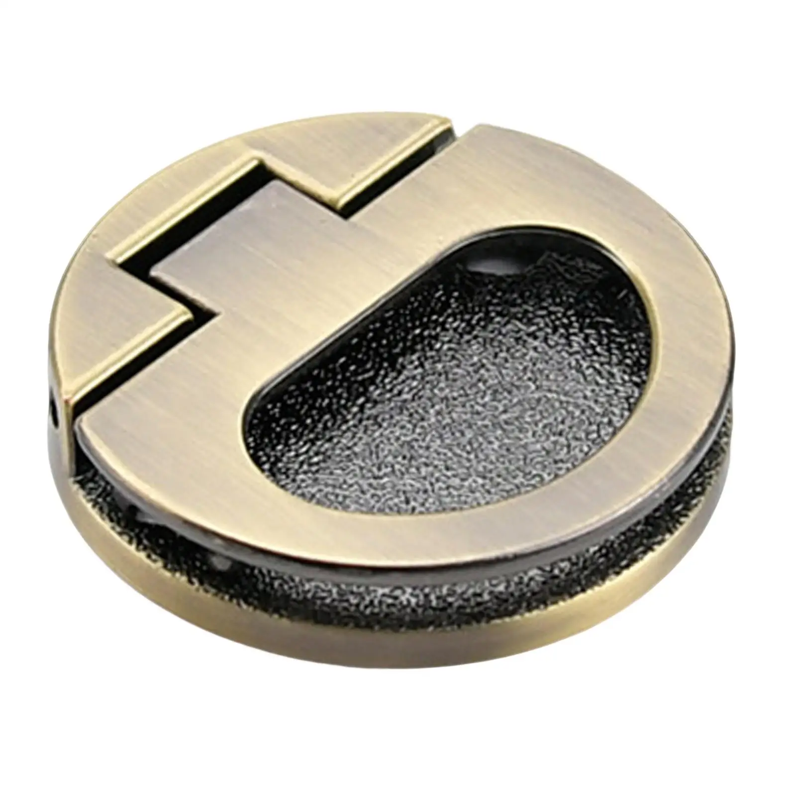 Recessed Door Pull Handle Minimalist Design for Tatami Cabinet Zinc Alloy Round Flush Ring Pull Handles Furniture