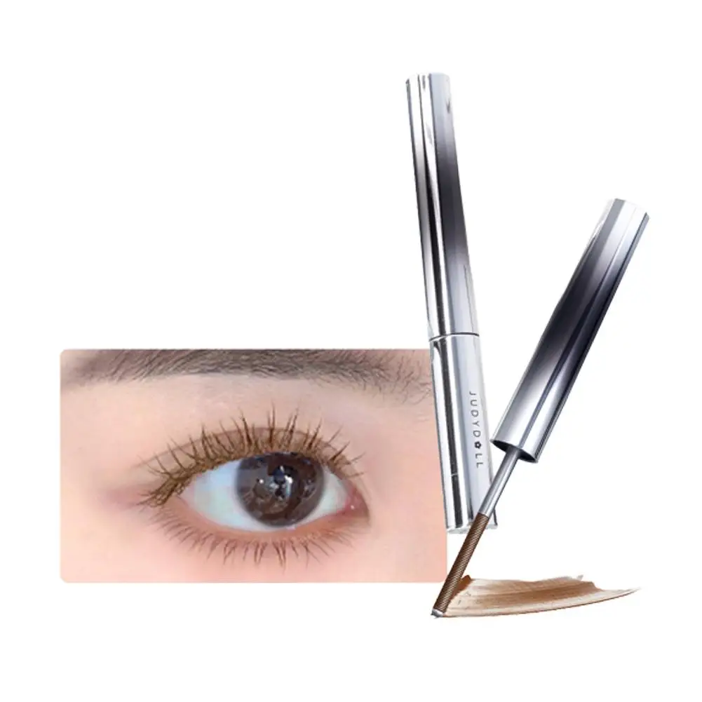 3d Mascara Verlenging Zwart Bruin Wimper Wimper Verlenging Wimpers Borstel Schoonheid Make-Up Langdragende Gouden Kleur Mascara