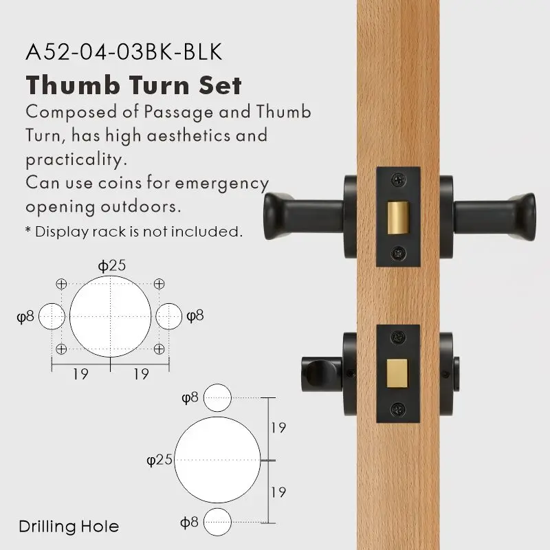 Nurlin Messing Plat Antiek Brons Mat Goud Zwart Binnendeur Hendel Passage Privacy Badkamer Slot Comfortabele Touch