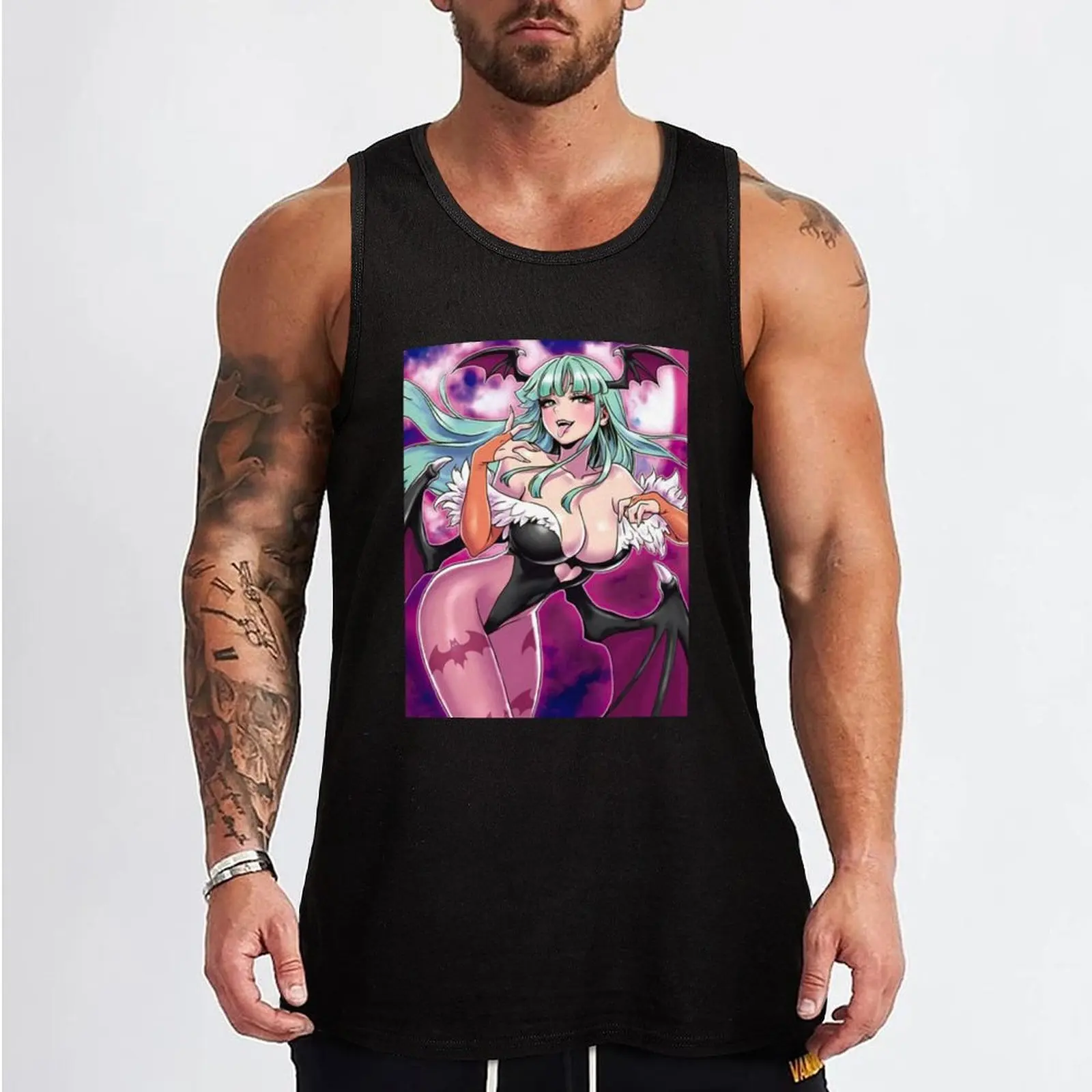 morrigan aensland 4 Tank Top Gym man Men\'s summer t-shirt