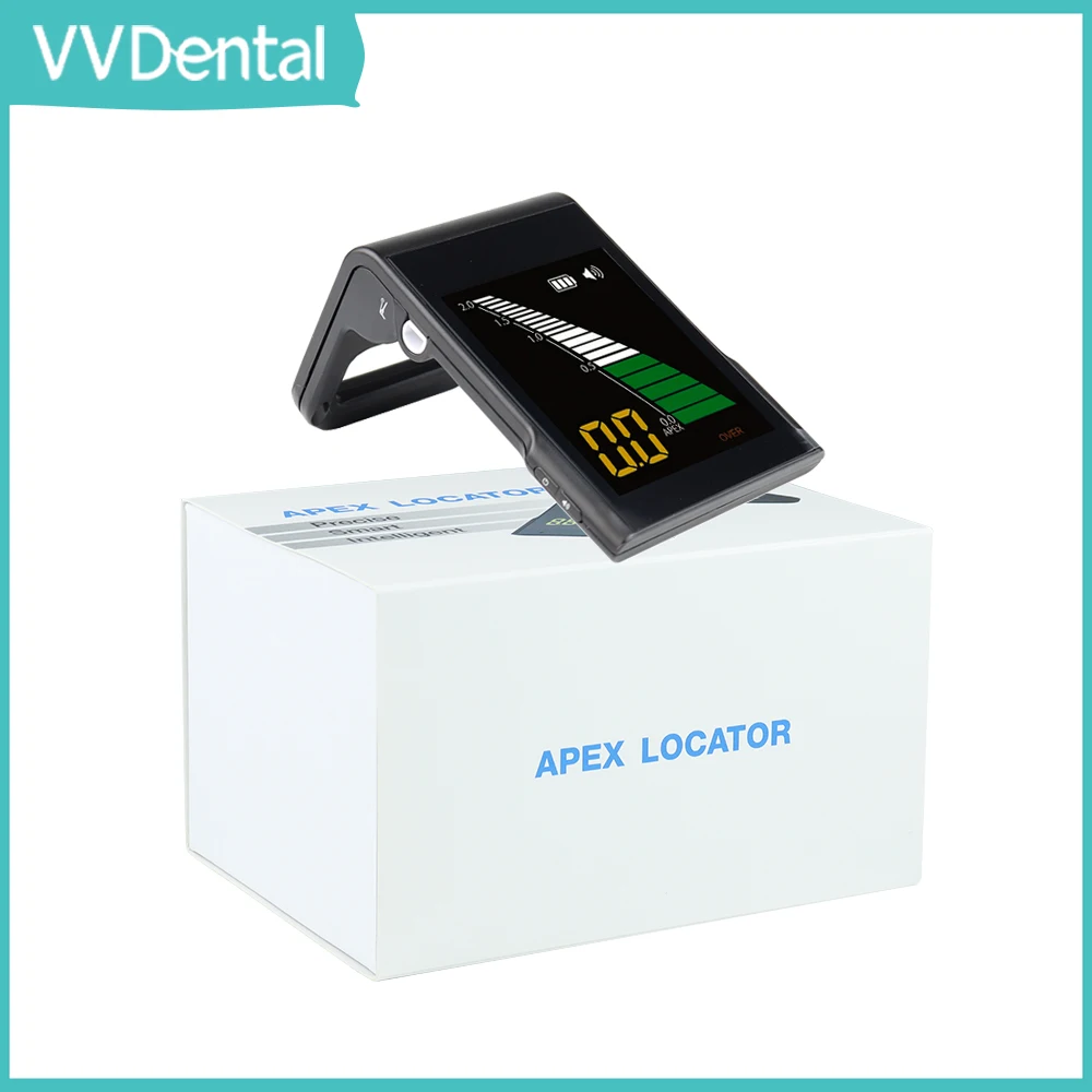 

VVDental стоматологический эндодонтический локатор вершины с ЖК-экраном 100% цифровая калибровка, инструменты для измерения периода