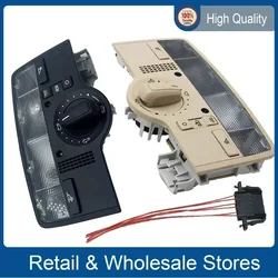 Beige / Black Interior Dome Light Color Reading Lamp with SunRoof Skylight 3BD 947 105 B 3BD947105B for Passat B5 Golf 4 Bora