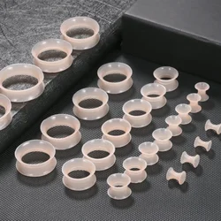 1pair Silicone Tunnels and Plugs Earrings 22mm Flexible Double Flared Flesh Ear Gauge Expander Stretchers Jewelry Piercings