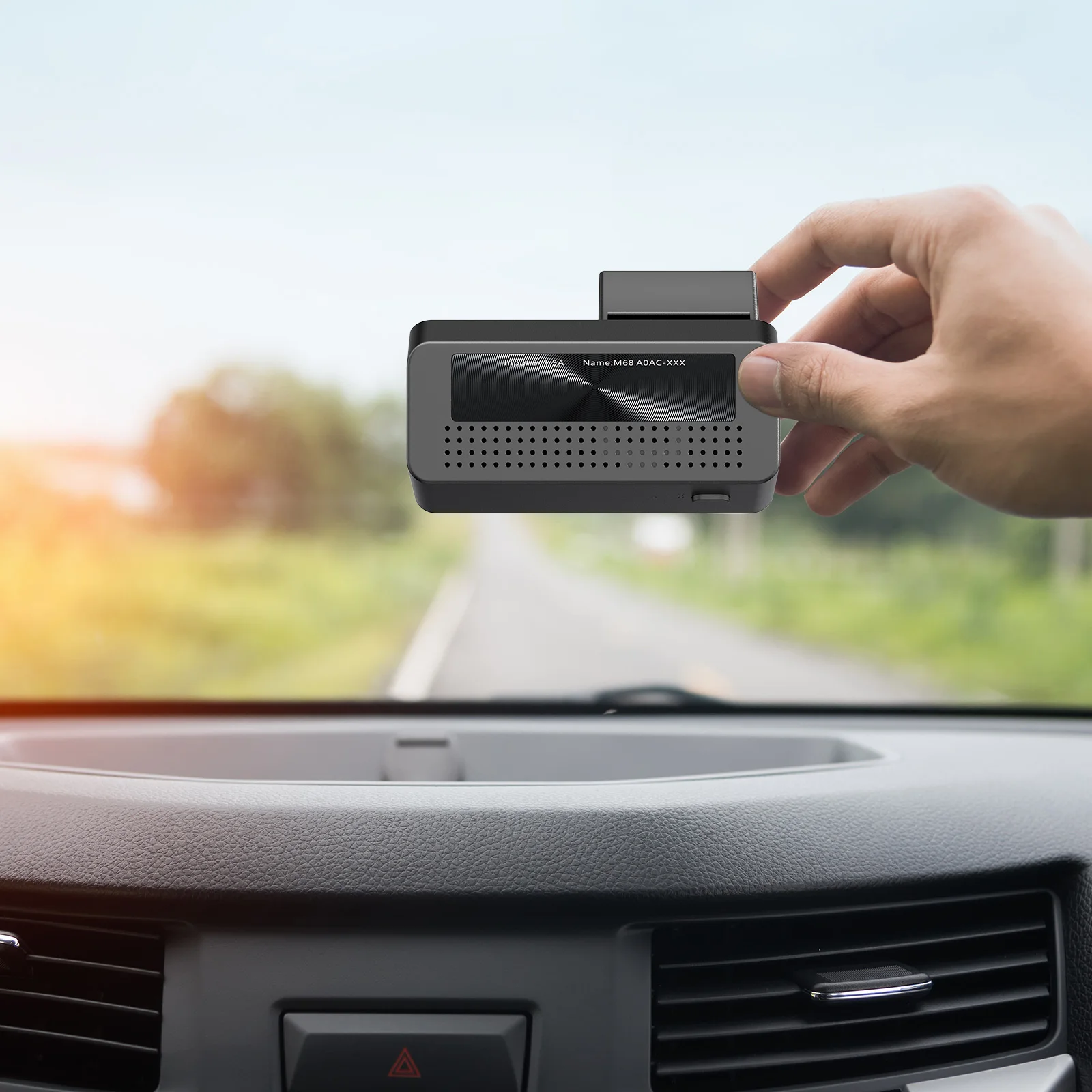 4K Dash Cam Built-in WiFi and Night Vision HD Driving Recorder for Cars with 24H Parking Mode Cycle Recording G-Sensor view 4