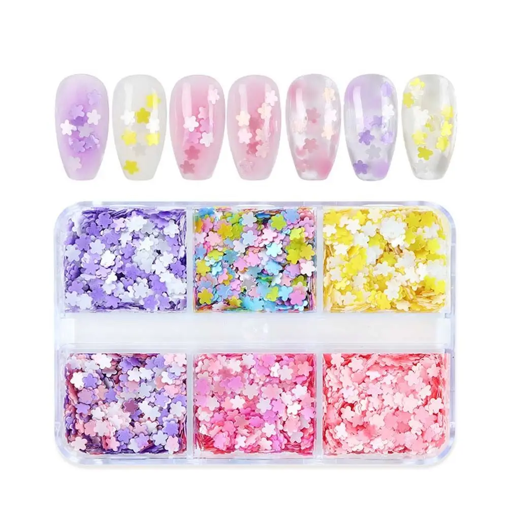 Paillettes pour ongles, accessoires de manucure, breloques, fleurs, bijoux, décorations