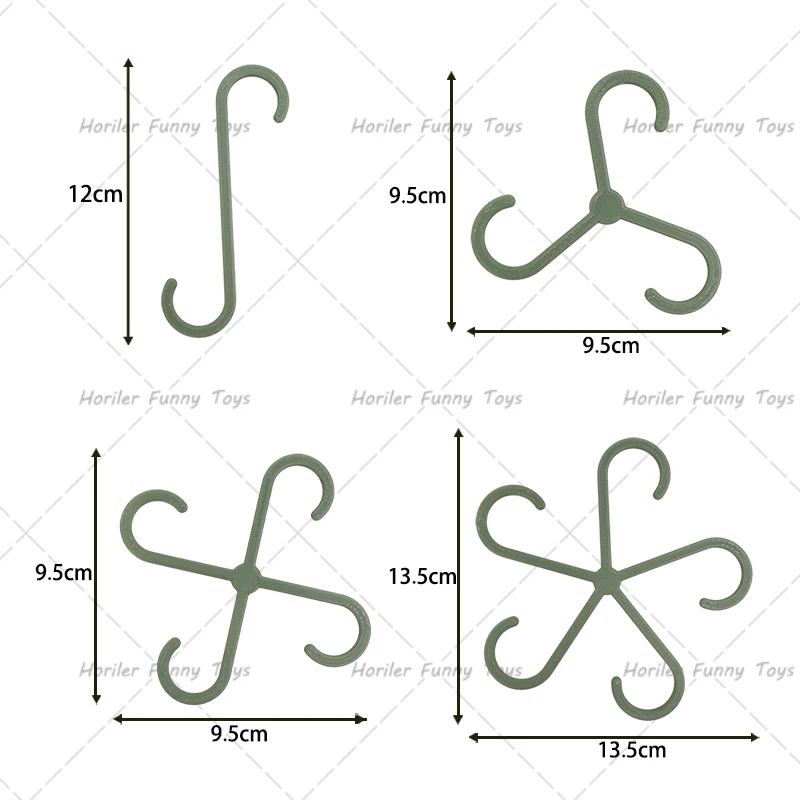 4 pcs Plant Stem Support Holder, Easy Install Vine Holder Turtle Back Bamboo Support Garden Stake & Hydroponic Trunk Fixe