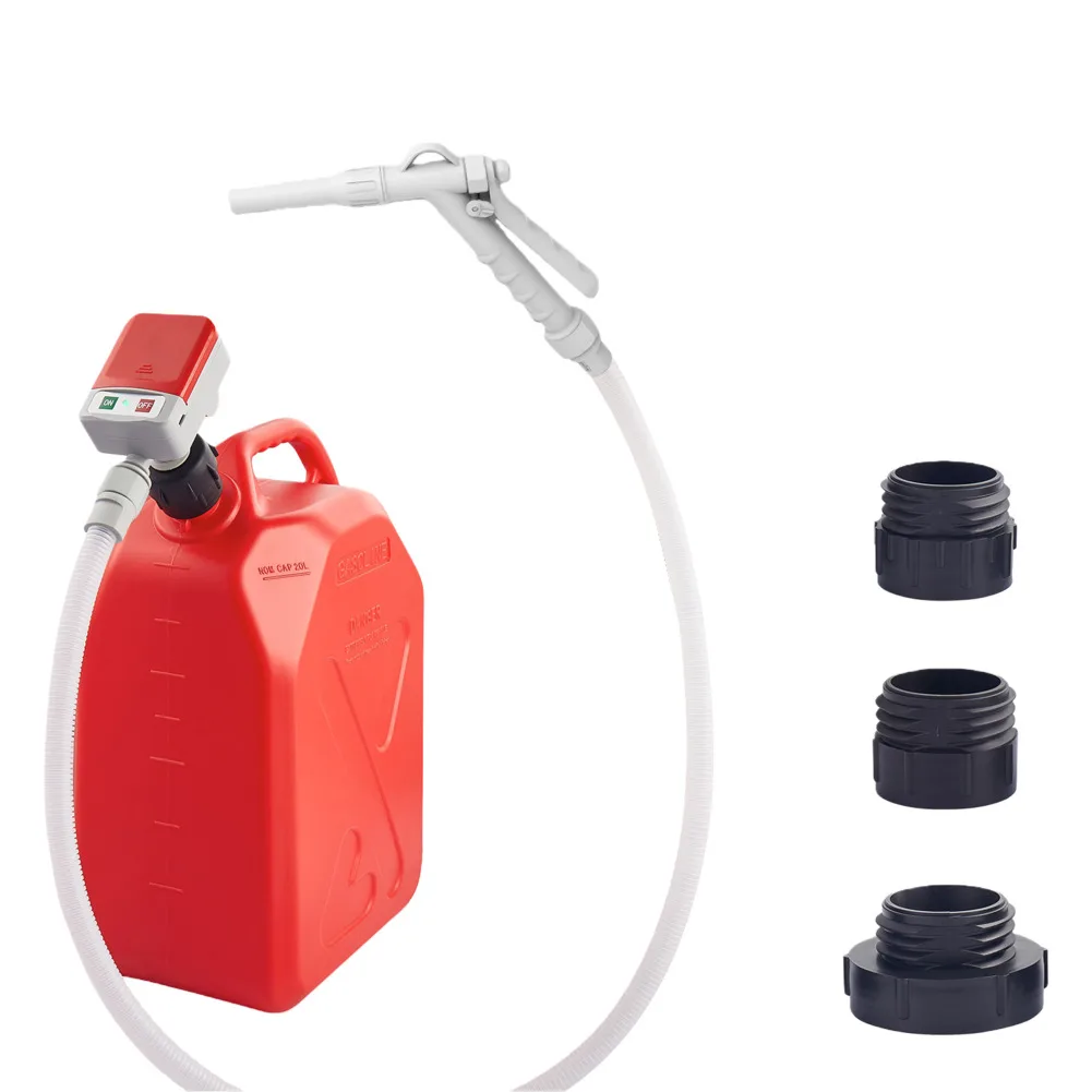 

Auto-Stop Pump Electric Refueling Pump 19-inch Intake Hose Diesel Transfer Pump Adapter Kit Included Flexible Hose