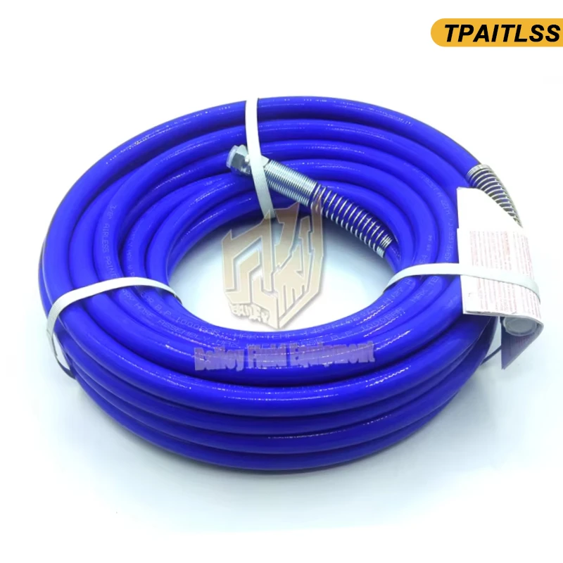 NEW GRC Blue 3/8 Inch 15 Meters 3600psi High Pressure Air Hose Use  240797 for Airless Painting Machine