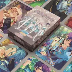 50PCS Game Ensemble Stars Laser Lomo Card Set - Sena Izumi Mika Kagehira HD Photocard Fans Collection Cards