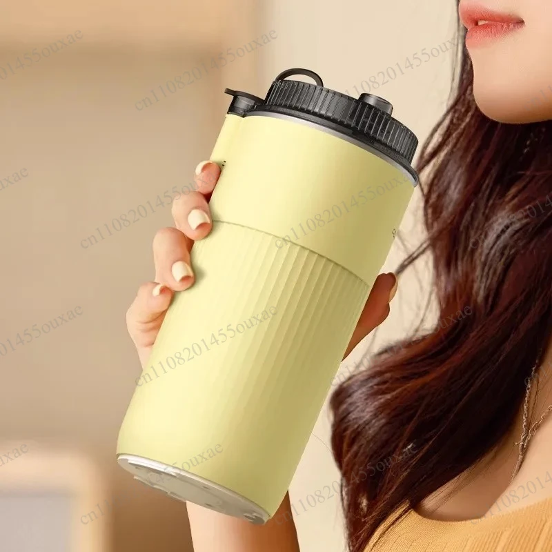 Portable Direct Drinking Soy Milk Maker for One Person Multifunctional Mini Small Blender Fully Automatic No Filter Needed