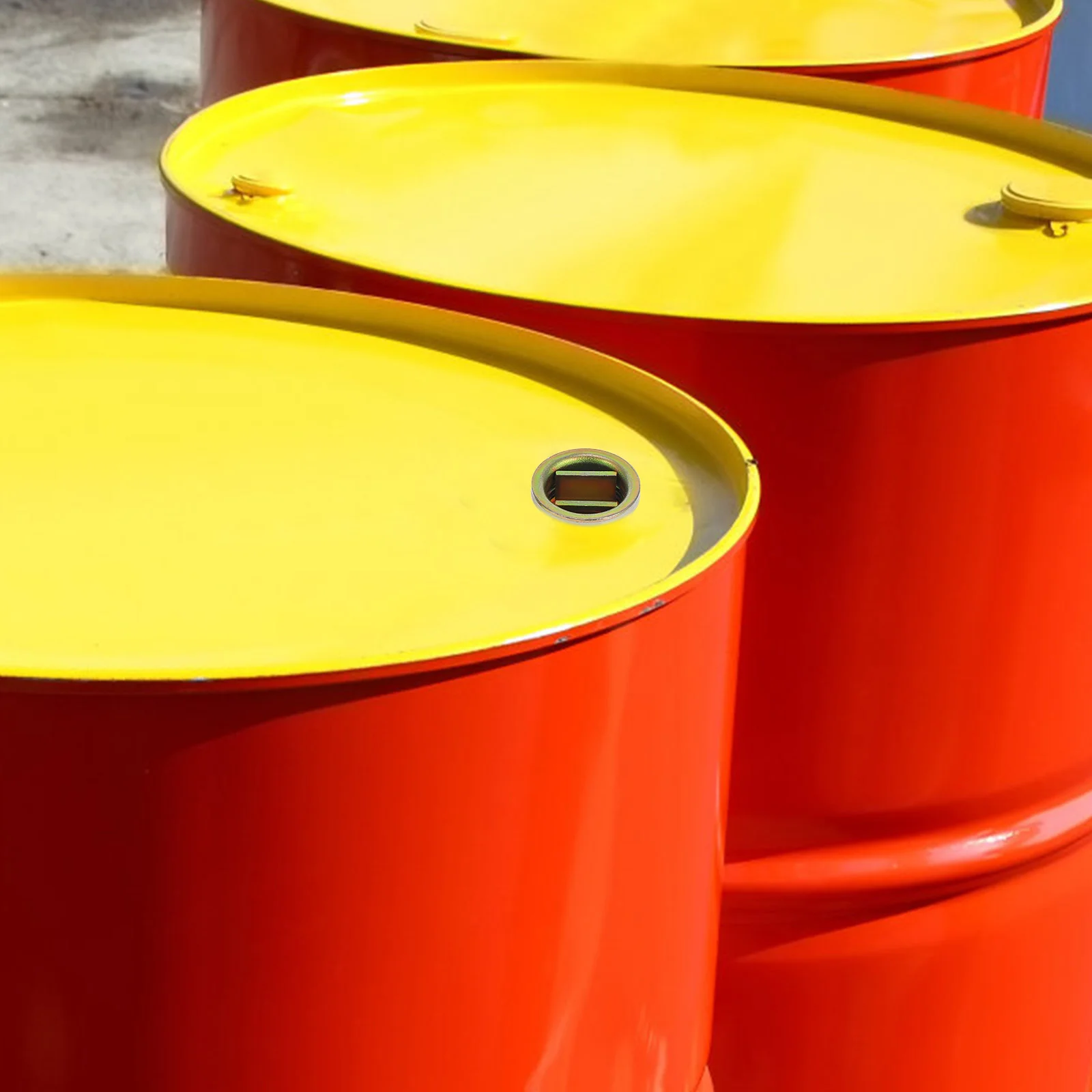 12-delige olievat ijzeren deksel watertrommelplug gegalvaniseerde gallon doppen stop goud