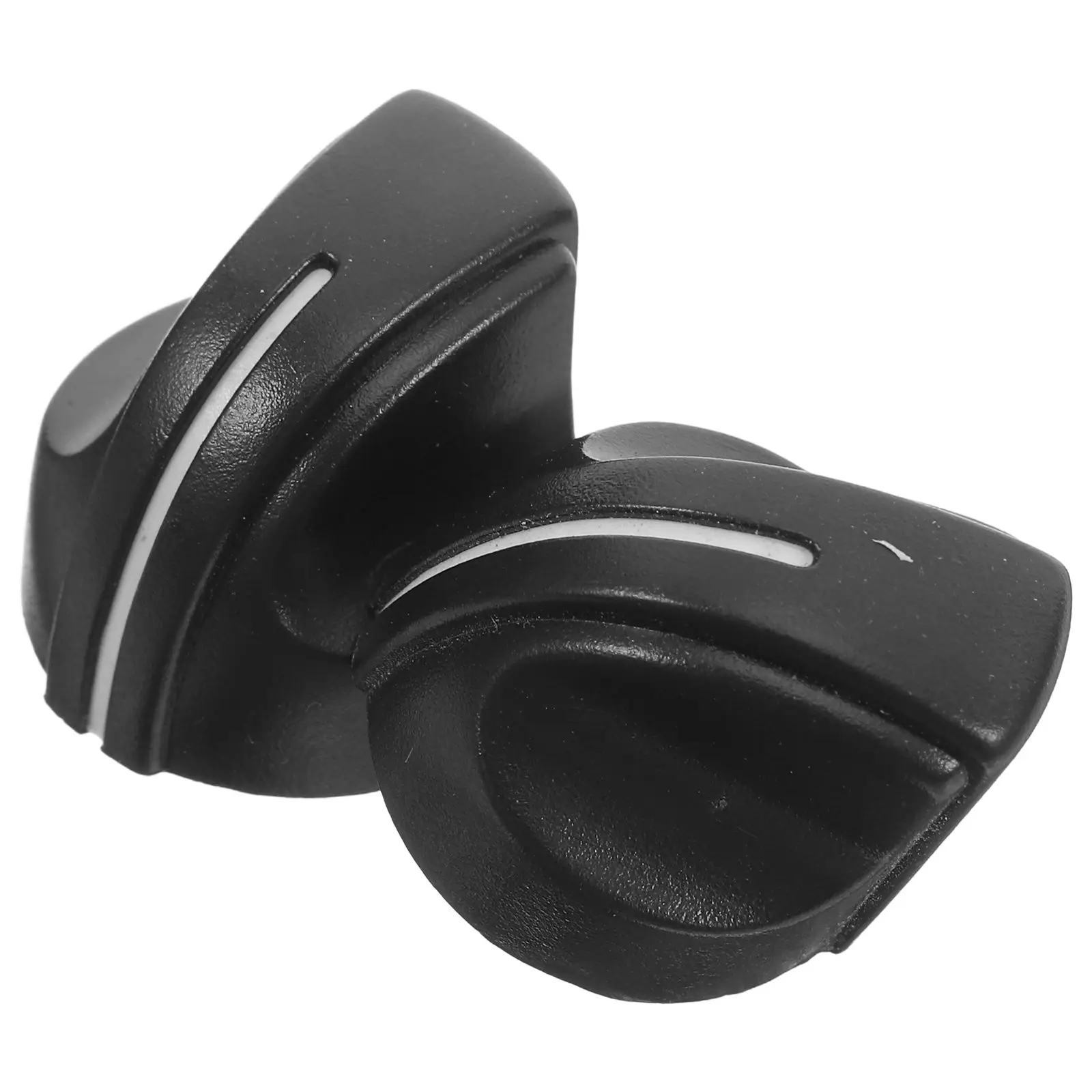 

2Pcs Knob Cap 6MM Fluted Shaft Plastic Potentiometer Motor Panel Rotary Volume Control Universal Replacement Accessories